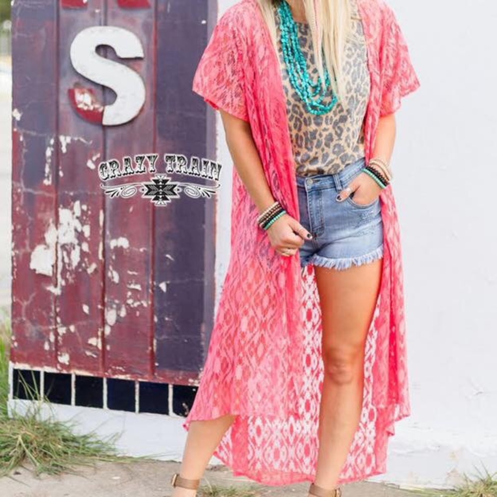 Crazy Train Albuquerque Duster in Coral